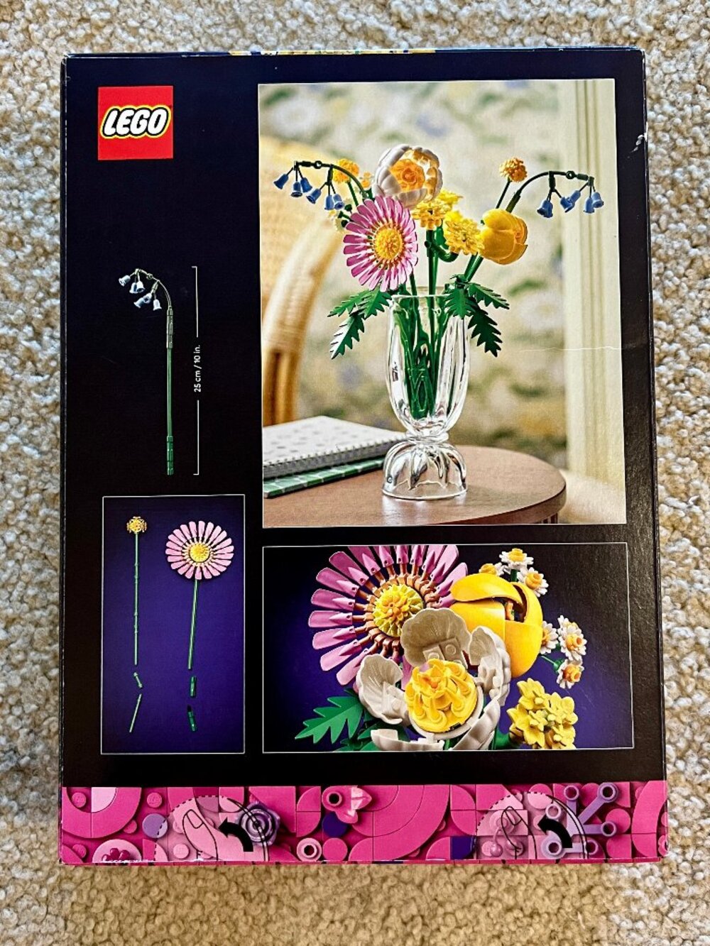 LEGO Botanicals Petite Sunny Bouquet 373pc NEW Unopened 10347 - Picture 2 of 4